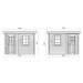  Fonteyn | Tuinhuis Module Vijfhoek Platdak 300 200052-01